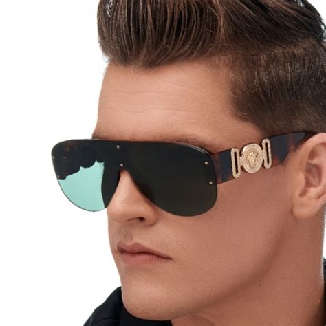 green versace sunglasses|authentic versace unisex sunglasses.